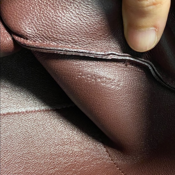 Authentic burgundy oversized trio bag preowned - Picture 13 of 15